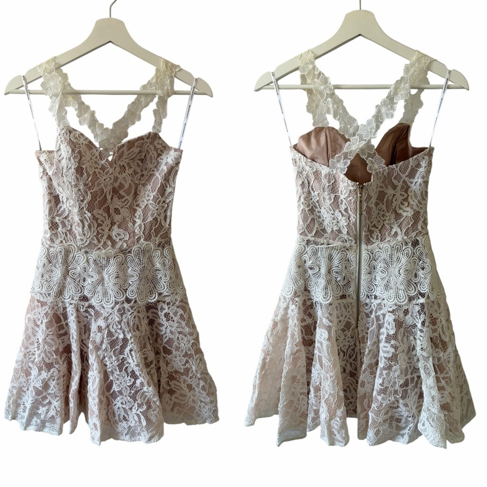 Bronx And Banco White Lace Dress
